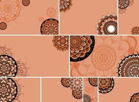 Beautiful mandala design background vector