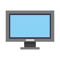 Computer monitor technology icon vector