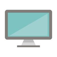 icono de tecnología de monitor de computadora vector