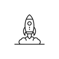 Rocket vector icon