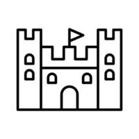 Sand Castle Icon vector