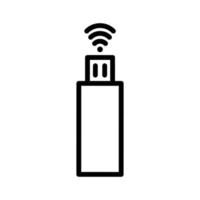 Usb Wifi Icon vector