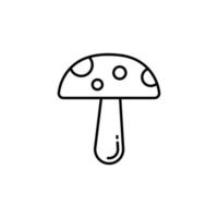 Mushroom Vector Icon