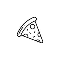 Pizza Slice icon vector