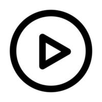 icono de reproductor de video vector