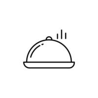 Room Service icon vector