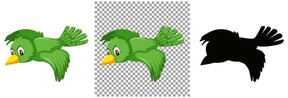 conjunto de personajes de aves vector