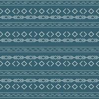 Aztec tribal pattern with geometric shapes vector