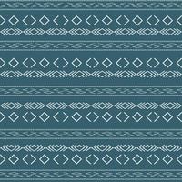 Aztec tribal pattern with geometric shapes vector