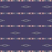 Aztec ethnic tribal seamless pattern with geometric shapes vector