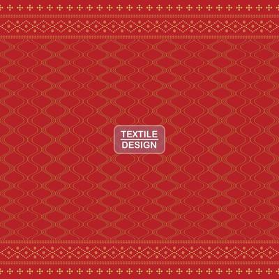 Seamless red geometric motif ulos batak pattern