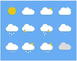 Weather Icon Set vector