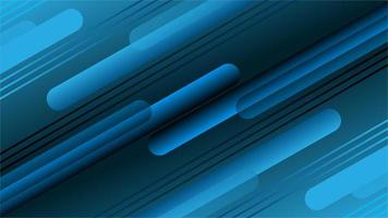 Blue gradient angled rounded stripes vector