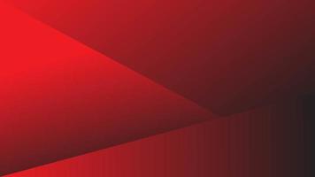 Red shadowed angled triangle design vector