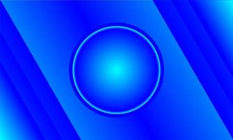 Blue gradient circle and angle design vector