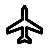 icono de modo avión vector