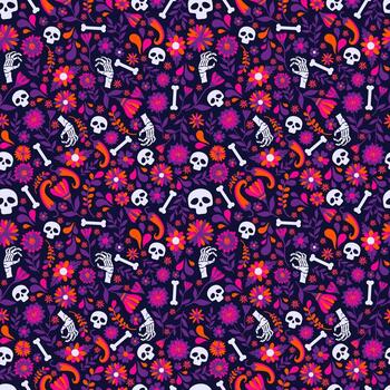 patrón sin costuras con elementos mexicanos vector