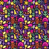 Seamless pattern with organic shapes vector