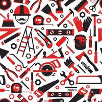 Construction and repair tools pattern vector