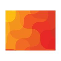 Orange Dynamic wave color background vector