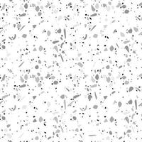 Terrazzo seamless pattern design with hand drawn rocks. vector