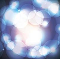 Abstract Circles of Blue Light vector