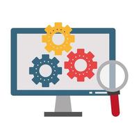 Technical support and technology icon vector