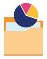 Documents, folder and files icon vector