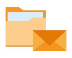 Documents, folder and files icon vector