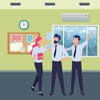 Businesspeople and co-working concept vector