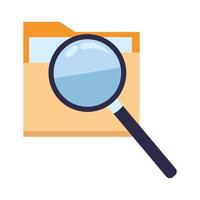 Documents, folder and files icon vector