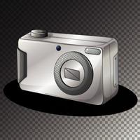 Isolated digital camera on transparent background vector