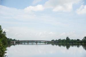 The Bang Pakong river in Thailand photo