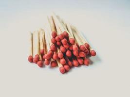 A bunch of matchsticks photo