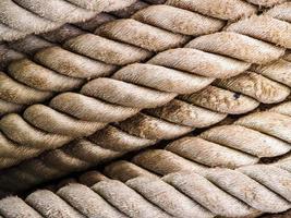 Light brown textured rope photo