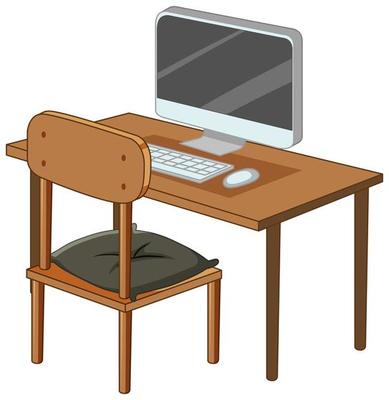 Computer Desk Vector Art, Icons, and Graphics for Free Download