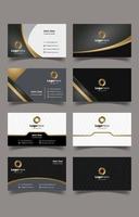 Elegant Business Cards Design vector