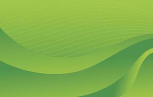 Green Abstract Wave Background vector
