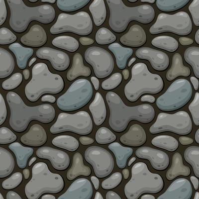 Pattern with stones