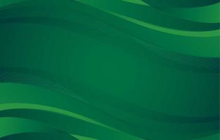 Green Dark Wave Background vector