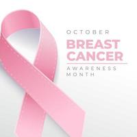 símbolo de conciencia de cáncer de mama vector