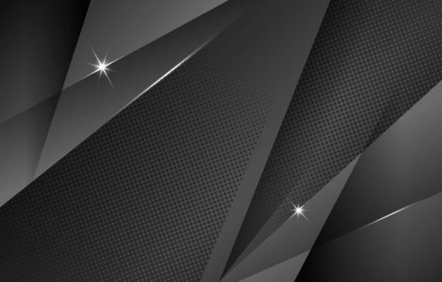 Abstract Black Background with Halftone Accent