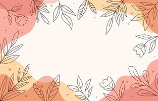 Free Vector  Abstract floral wallpaper flat design