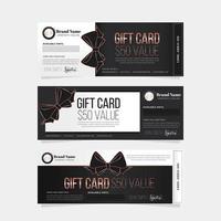 Elegant Gift Card Template vector
