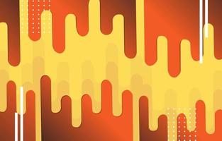 Orange and Red Abstract with yellow background and Dots vector