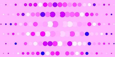 Pink background with circles. vector