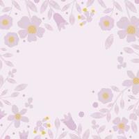 Beautiful Line Art Floral Background vector