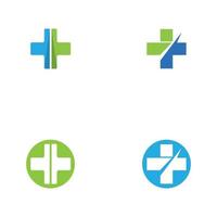 Hospital symbols template icons vector