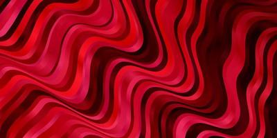 Red template with curved lines. vector