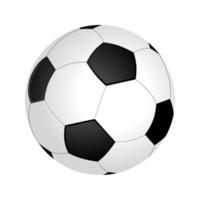 Realistic soccer ball vector